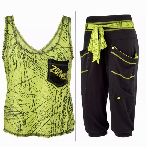 Zumba 2pc set cargo capri - 2pc.set!,