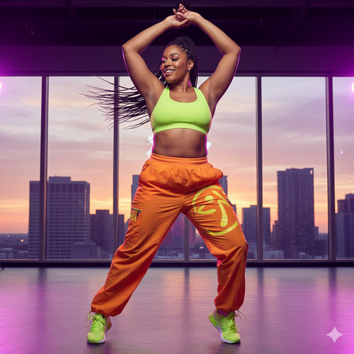 Zumba women shout out - zumba, cargo